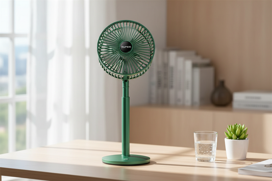 Rechargeable Portable Telescopic Folding Table Fan