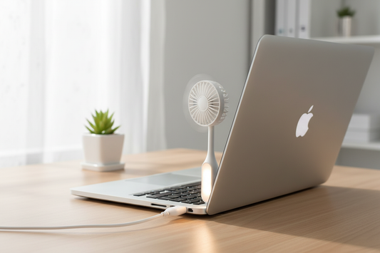 USB Fan Portable Adapter LED USB Light Lamp